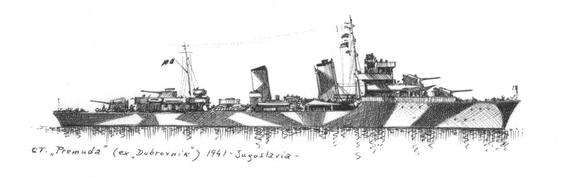 1941 - Cacciatorpediniere 'Premuda' - ex 'Dubrovnik'